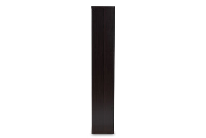 Baxton Studio Janne Modern and Contemporary Dark Brown Finished 8-Cube Multipurpose Storage Shelf