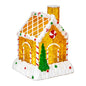 LED Gingerbread House Snow Globe Decoration