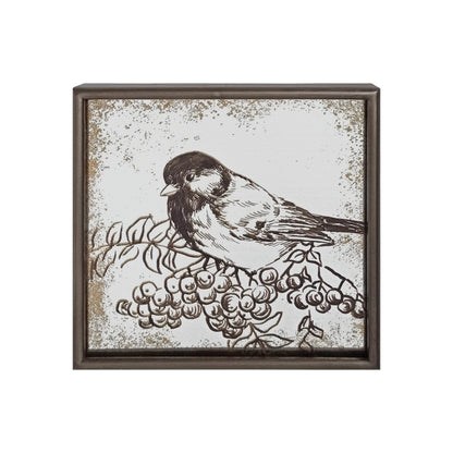 Bird Silhouette Mirror Plaques (Set of 4)
