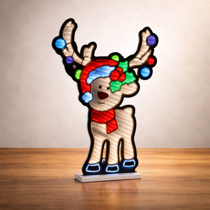 Reindeer with Holiday Lights Ekkolight 23.5"