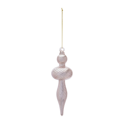 Glass Finial Ornaments (Set of 12)