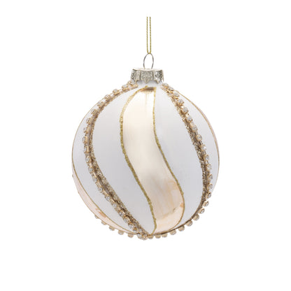 Glass Round Ornaments (Set of 6)