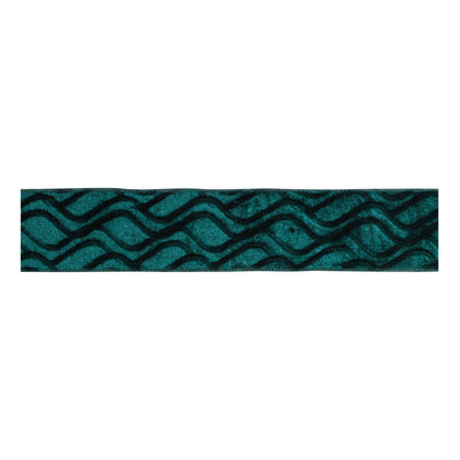 Embossed Wave Velvet Wired Polyester Ribbon 2.5" x 10 Yds.