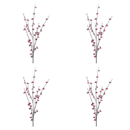 Iced Berry Twig Spray (Set of 4)