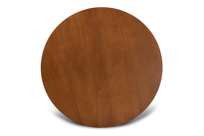 Baxton Studio Alisa Modern and Contemporary Grey Fabric Upholstered and Walnut Brown Finished Wood 5-Piece Dining Set