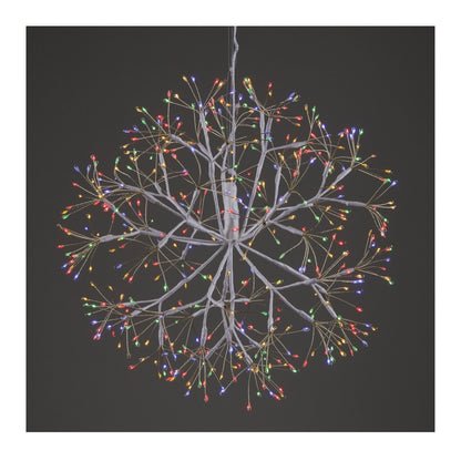 Multicolor LED Hanging Orb 17.5"D