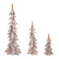 Carved Pine Tree (Set of 3)