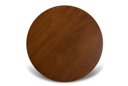 Baxton Studio Aspen Modern and Contemporary Grey Fabric Upholstered and Walnut Brown Finished Wood 5-Piece Dining Set