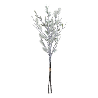 Snowy Oversized Pine Bundle 40"H