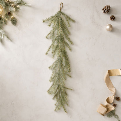 Glitter Pine Hanging Garland 48"