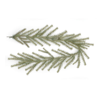 Glittered Pine Garland 6'L