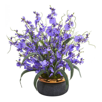 19" Dancing Lady Artificial Arrangement in Vase
