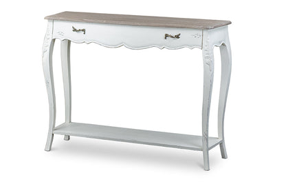 Baxton Studio Bourbonnais Wood Traditional French Console Table