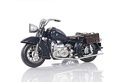 Black Vintage Motorcycle