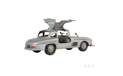 Mercedes Benz 300L Gullwing Silver Model