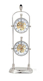 Brass See Thru Clock Double