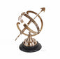 Brass Armillary On Wooden Base