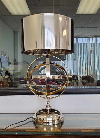 Aluminum Armillary Table Lamp