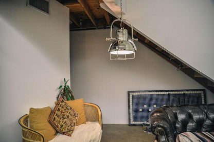 Large Steel Pendant Lamp