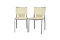 Baxton Studio Montclare Ivory Leather Modern Dining Chair (Set of 2)