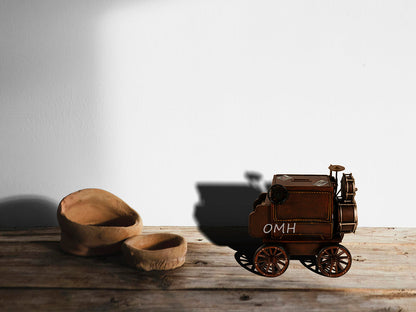 Metal Music Car Coin Bank Model
