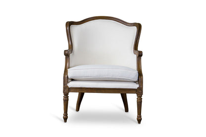Baxton Studio Charlemagne Traditional French Accent Chair-