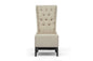 Baxton Studio Vincent Beige Linen Modern Accent Chair
