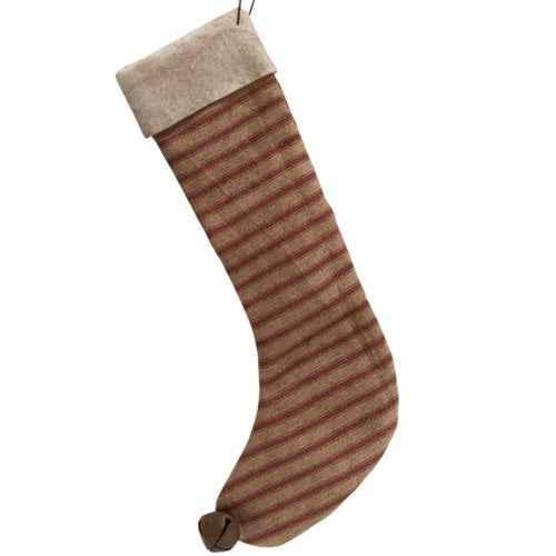 Gingham Stocking Ornament 9 inch (Pack of 4)