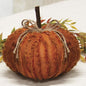 Medium Orange Chenille Pumpkin (Pack of 2)