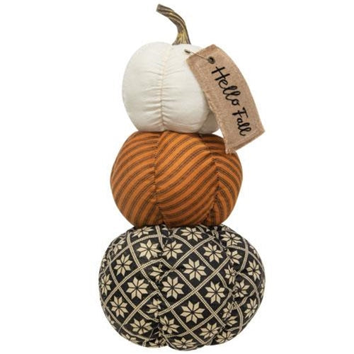 Hello Fall Pumpkin Stack