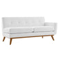 Engage Right-Arm Upholstered Fabric Loveseat by Modway