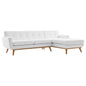 Engage Right-Facing Upholstered Fabric Sectional Sofa by Modway