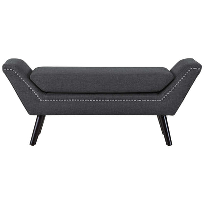 Gambol Upholstered Fabric Bench by Modway