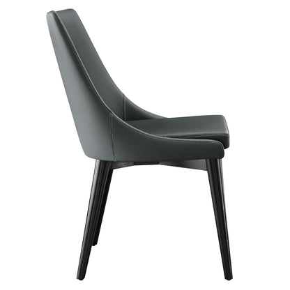 Viscount Vinyl Dining Side Chair Set of 2 by Modway