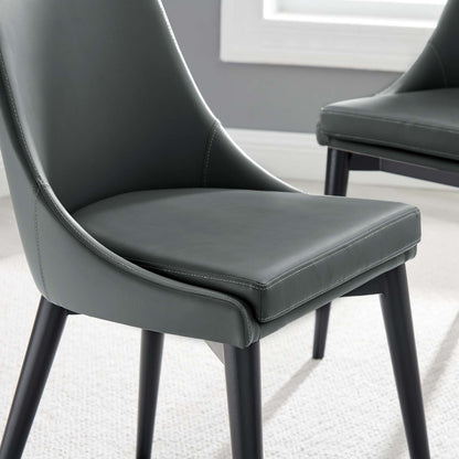 Viscount Vinyl Dining Side Chair Set of 2 by Modway