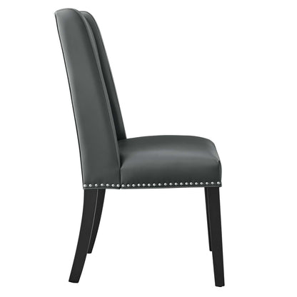 Baron Vinyl Dining Chair Set of 2 by Modway