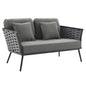Stance Outdoor Patio Aluminum Loveseat by Modway