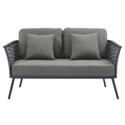 Stance Outdoor Patio Aluminum Loveseat by Modway