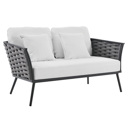 Stance Outdoor Patio Aluminum Loveseat by Modway