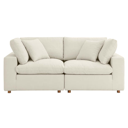 Commix 2 Piece Down Filled Overstuffed Sectional Sofa Set by Modway