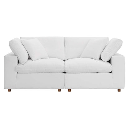 Commix 2 Piece Down Filled Overstuffed Sectional Sofa Set by Modway