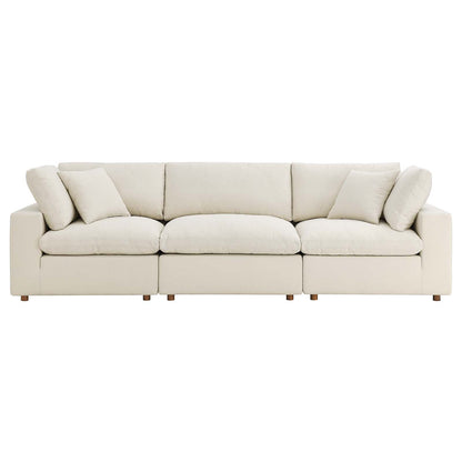 Commix 3 Piece Down Filled Overstuffed Sectional Sofa Set by Modway