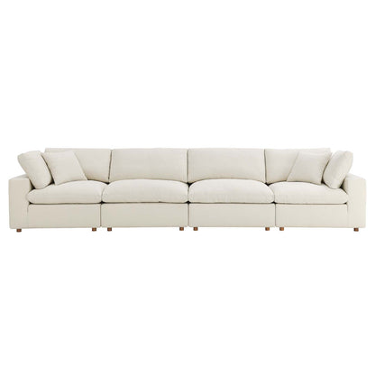 Commix 4 Piece Down Filled Overstuffed Sectional Sofa Set by Modway