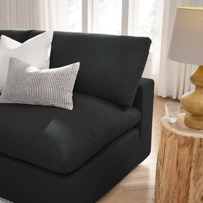 Commix 5-Piece Down Filled Overstuffed Armless Sectional Sofa by Modway