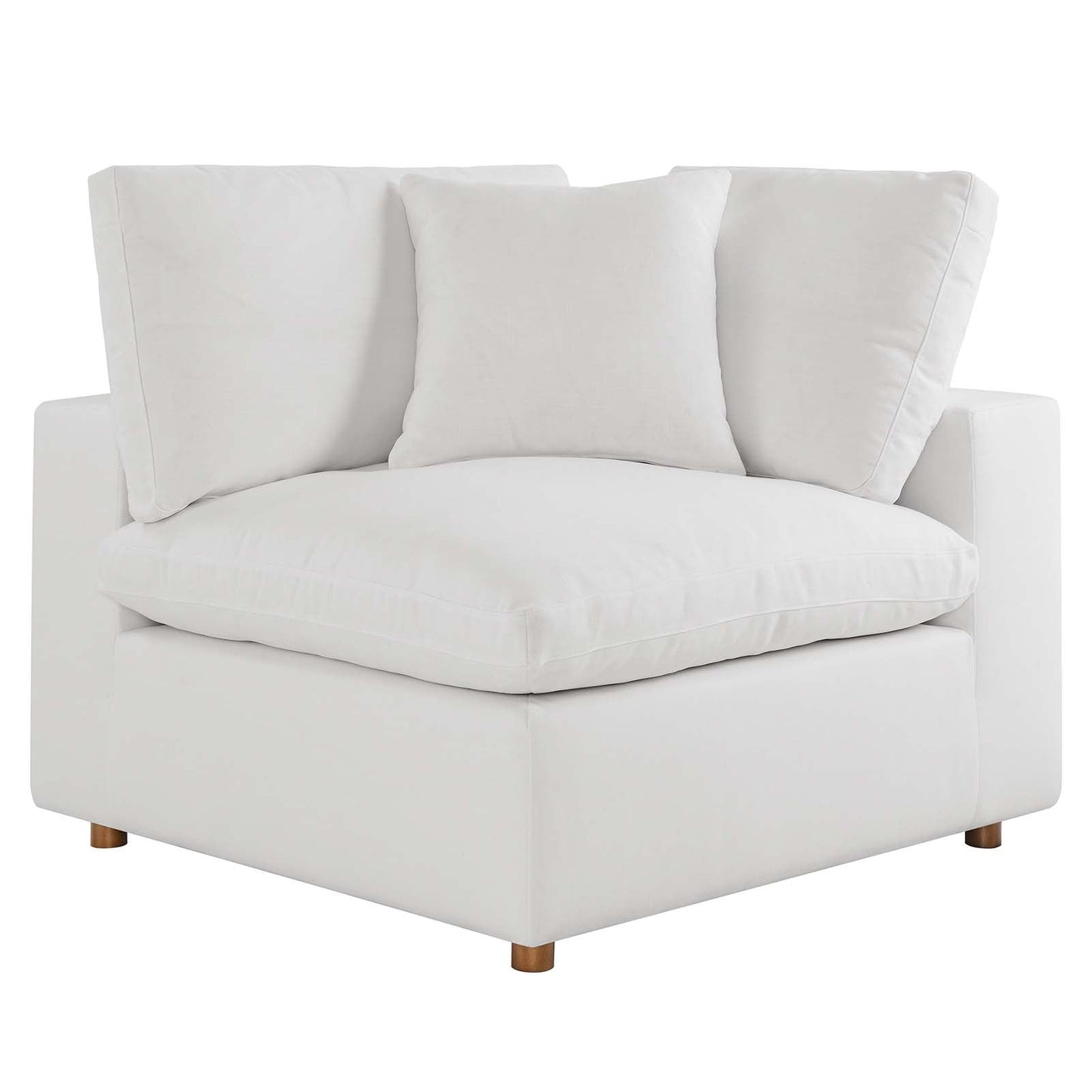 Commix 5-Piece Down Filled Overstuffed Armless Sectional Sofa by Modway