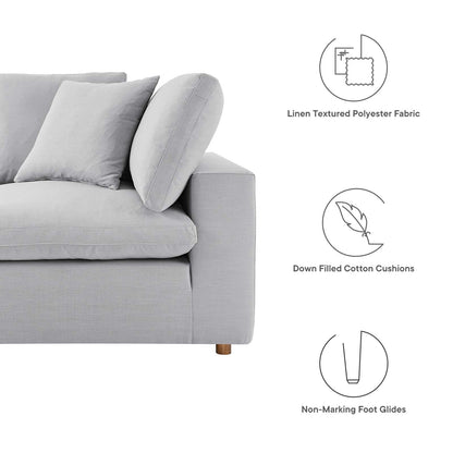 Commix 6 Piece Down Filled Overstuffed Sectional Sofa Set by Modway