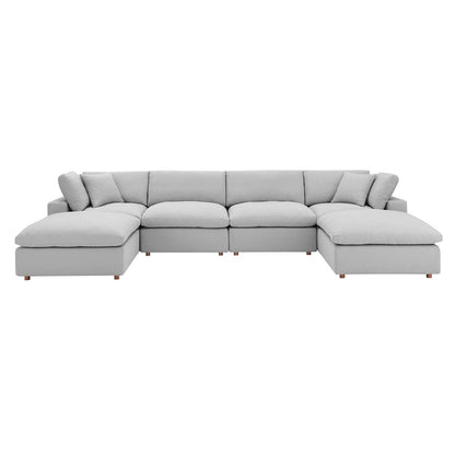Commix 6-Piece Down Filled Overstuffed Sectional Sofa by Modway