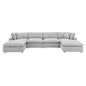 Commix 6-Piece Down Filled Overstuffed Sectional Sofa by Modway