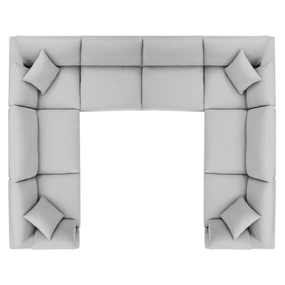 Commix 8-Piece Down Filled Overstuffed Sectional Sofa by Modway