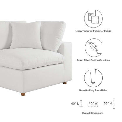 Commix 7-Piece Down Filled Overstuffed Sectional Sofa by Modway